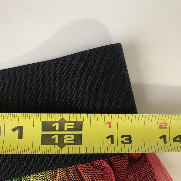 Adult Rainbow Tutu Sheer Midi Skirt - Mini Skirt Lining Size Small - Picture 5 of 10